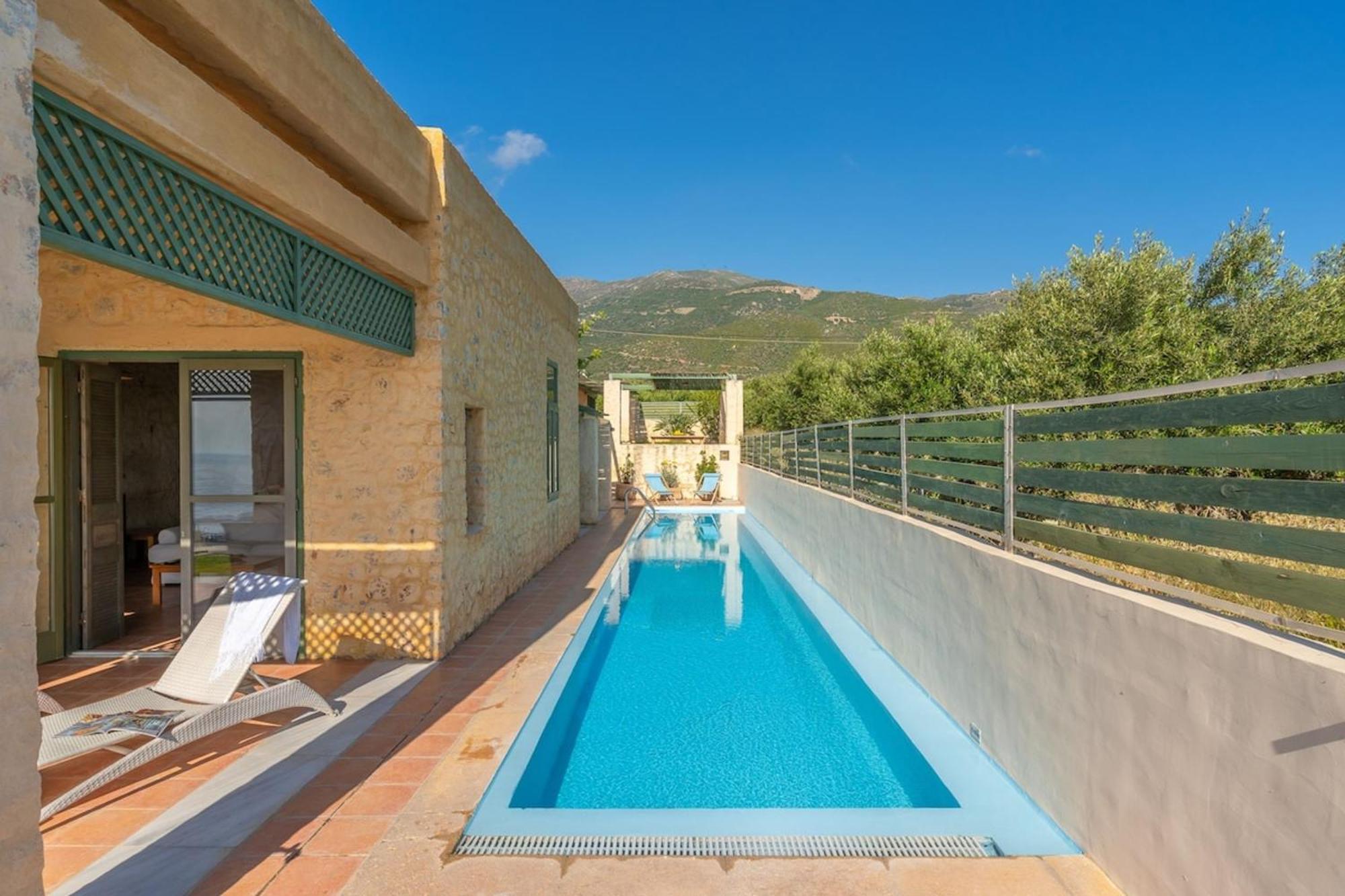 Villa Mediterranea, With Heated Pool Livadia  Buitenkant foto
