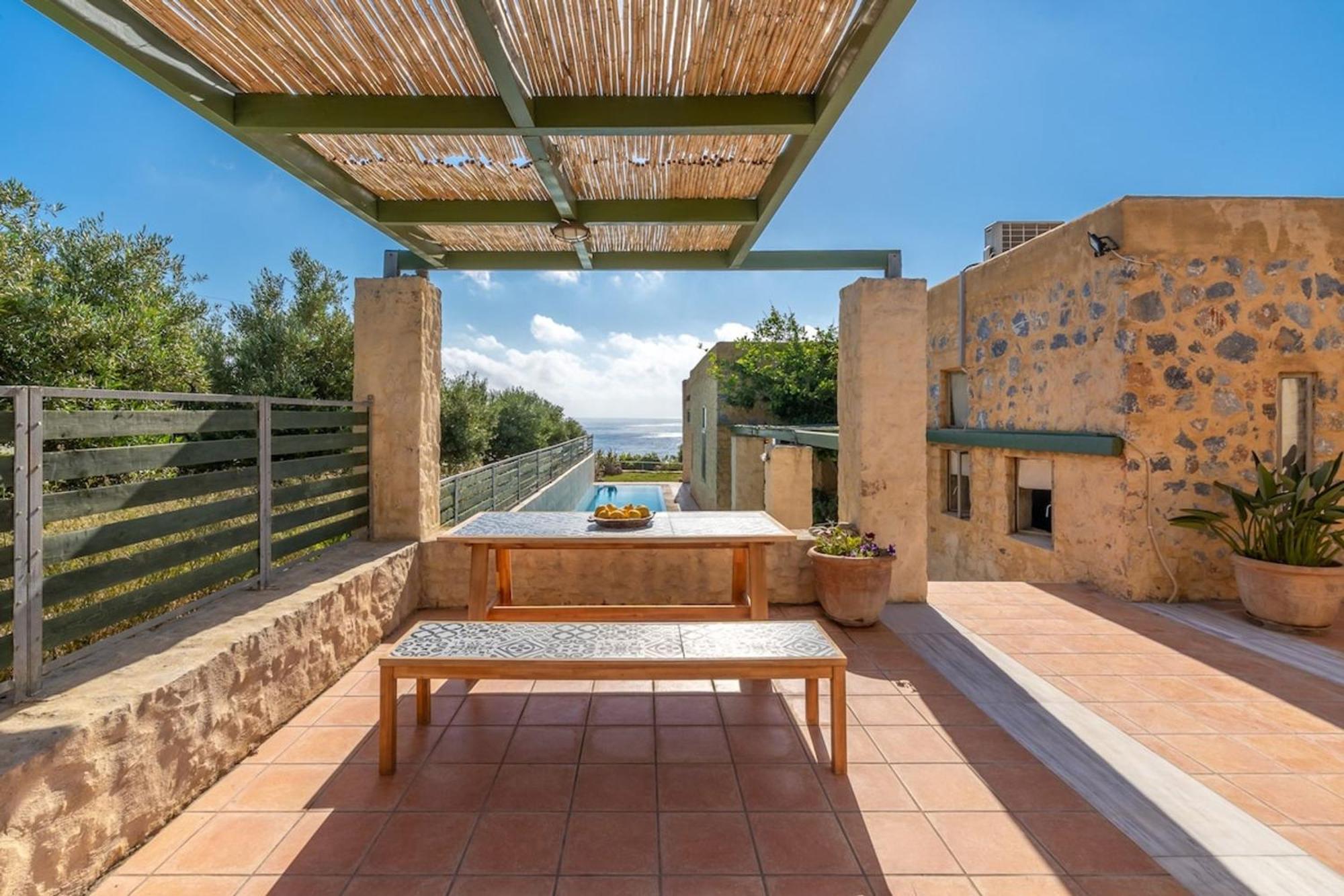 Villa Mediterranea, With Heated Pool Livadia  Buitenkant foto